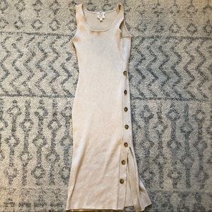 Stretch knit bodycon midi dress